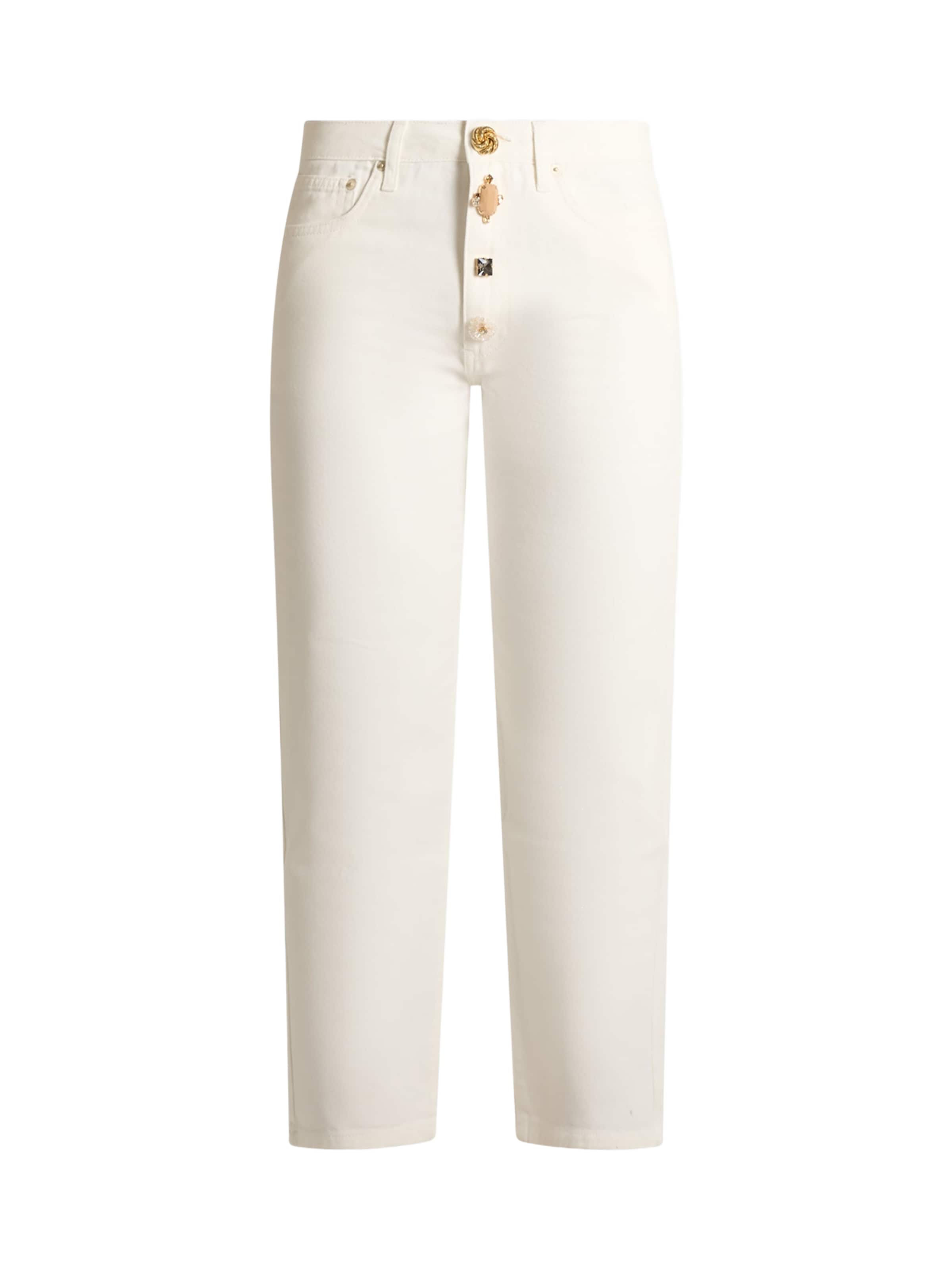 ViCOLO Regular Jeans in White: front