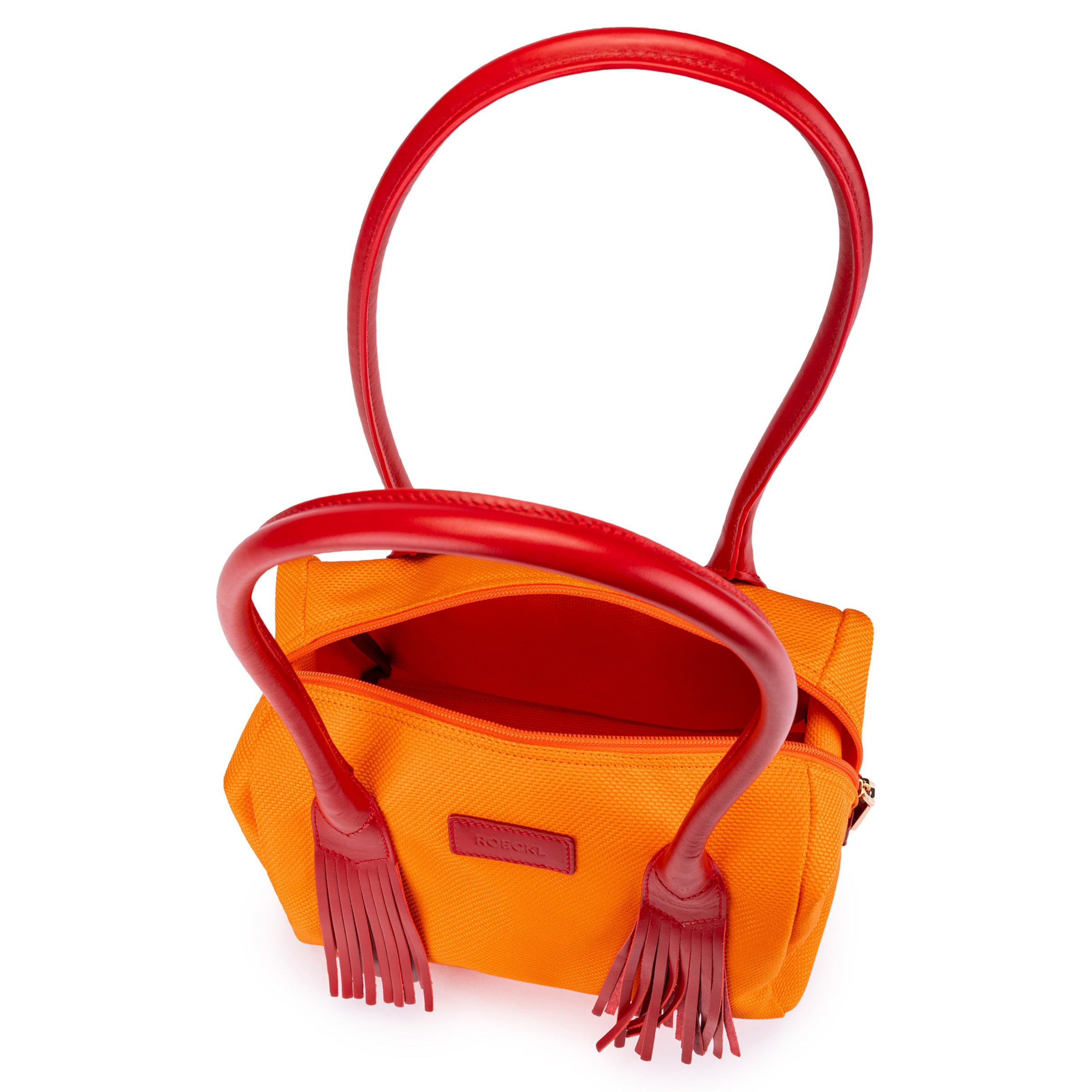 Roeckl Schoudertas in Oranje
