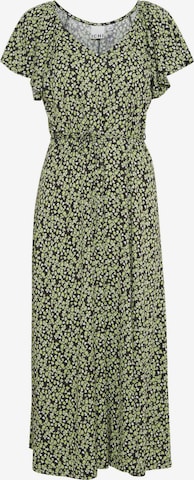 ICHI Kleid 'Aya' in Grün: Vorderseite