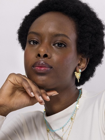 Luxenter Earrings 'Resiah' in Blue