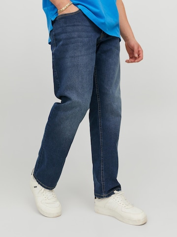 Coupe slim Jean 'Glenn' JACK & JONES en bleu : devant