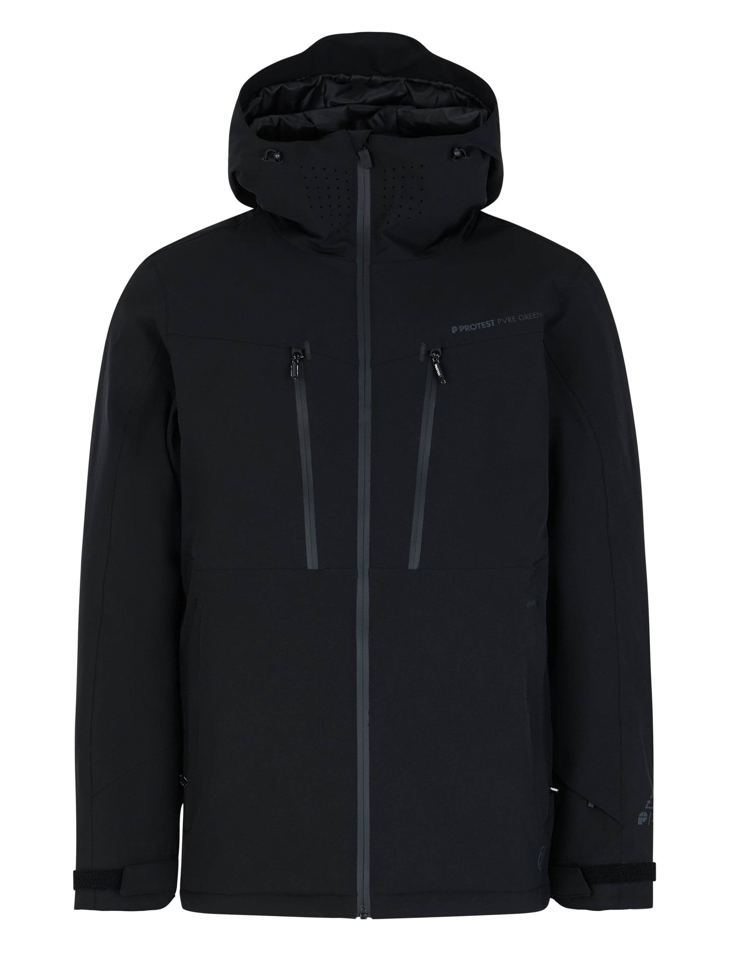 PROTEST Sportjacke 'PRTTIMOTHY'‌‌‌ in Schwarz: Vorderseite