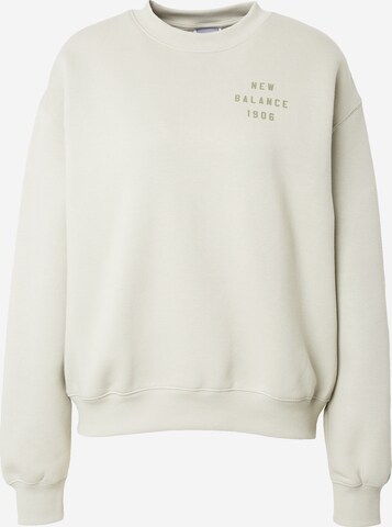 new balance Sweatshirt 'Iconic' in Green: front