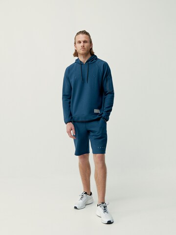 Born Living Yoga Athletic Sweatshirt 'Amur' in Blue