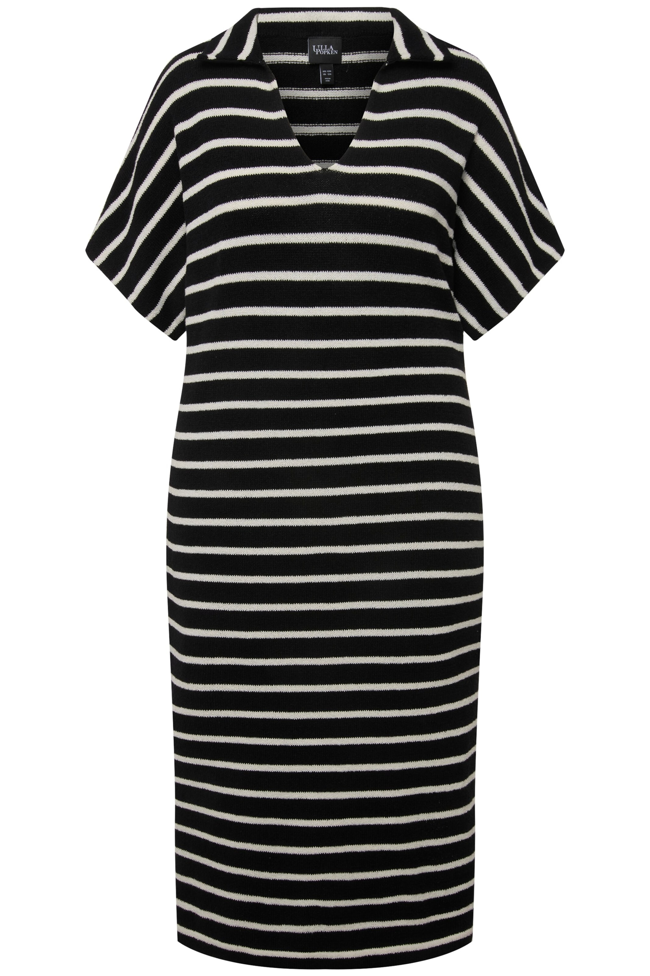 Ulla Popken Knit dress in Black: front