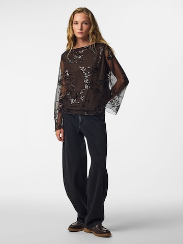 PIECES Shirts 'PCEVITA' i brun