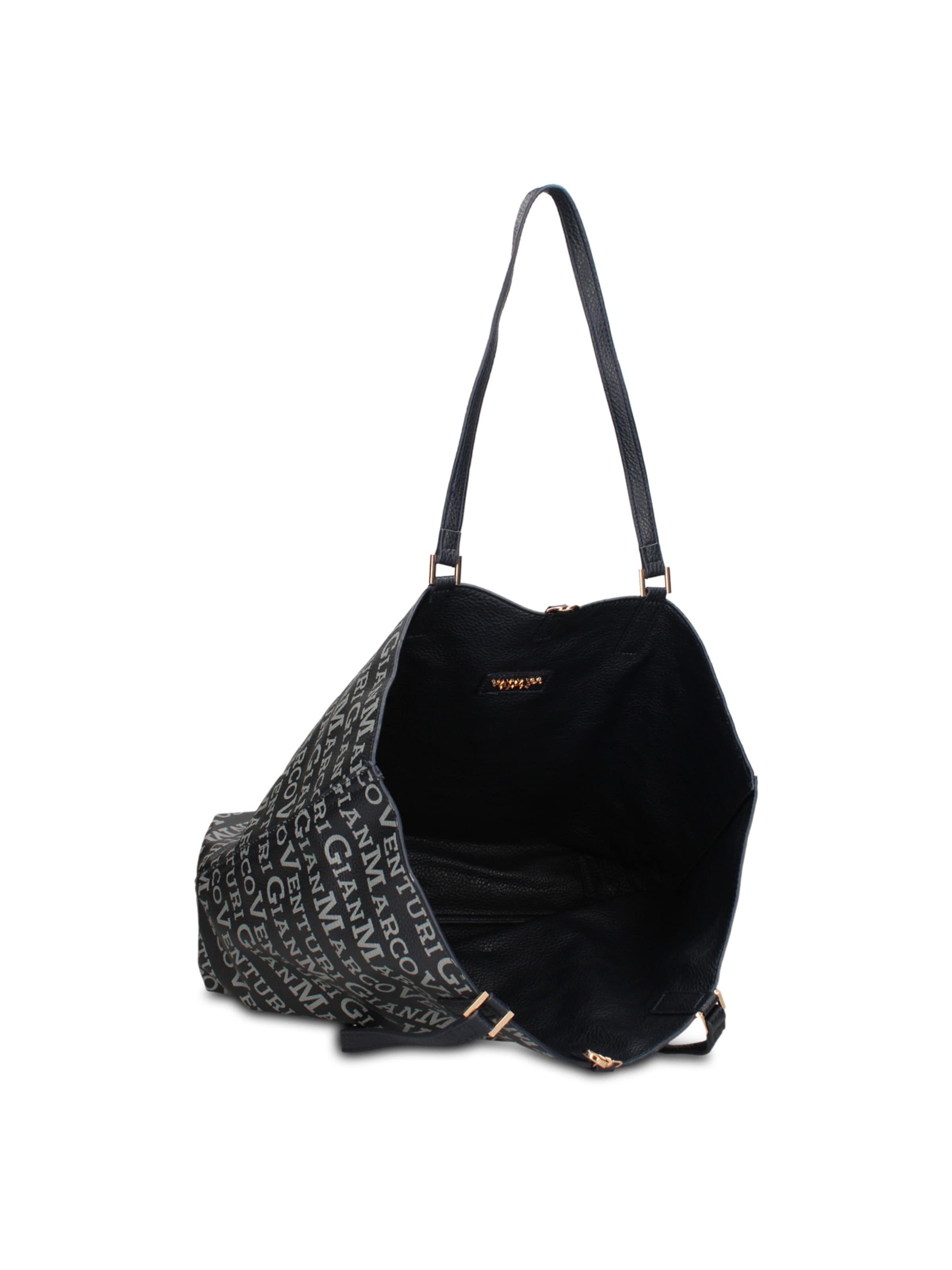 Shopper 'Shopper Elegante Pelle Vegana Gianmarco Venturi - Borsa Donna Versatile' di GianMarco Venturi in blu