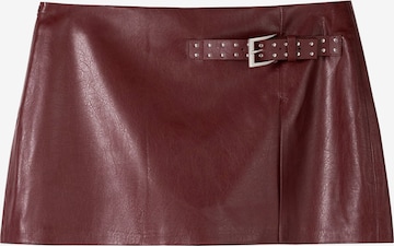 Jupe Bershka en rouge : devant