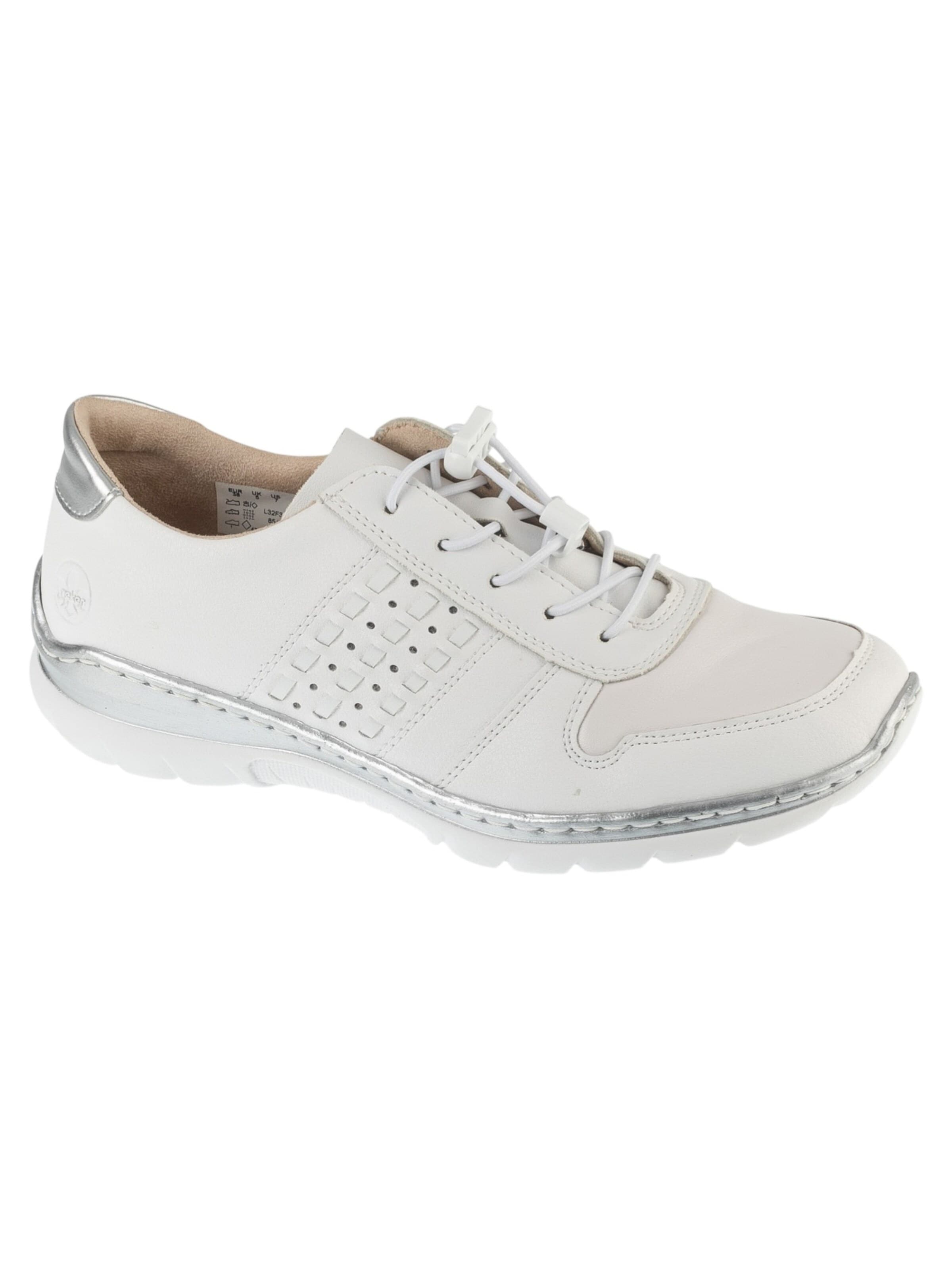 Slip on Rieker en blanc : devant