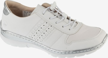 Slip on Rieker en blanc : devant