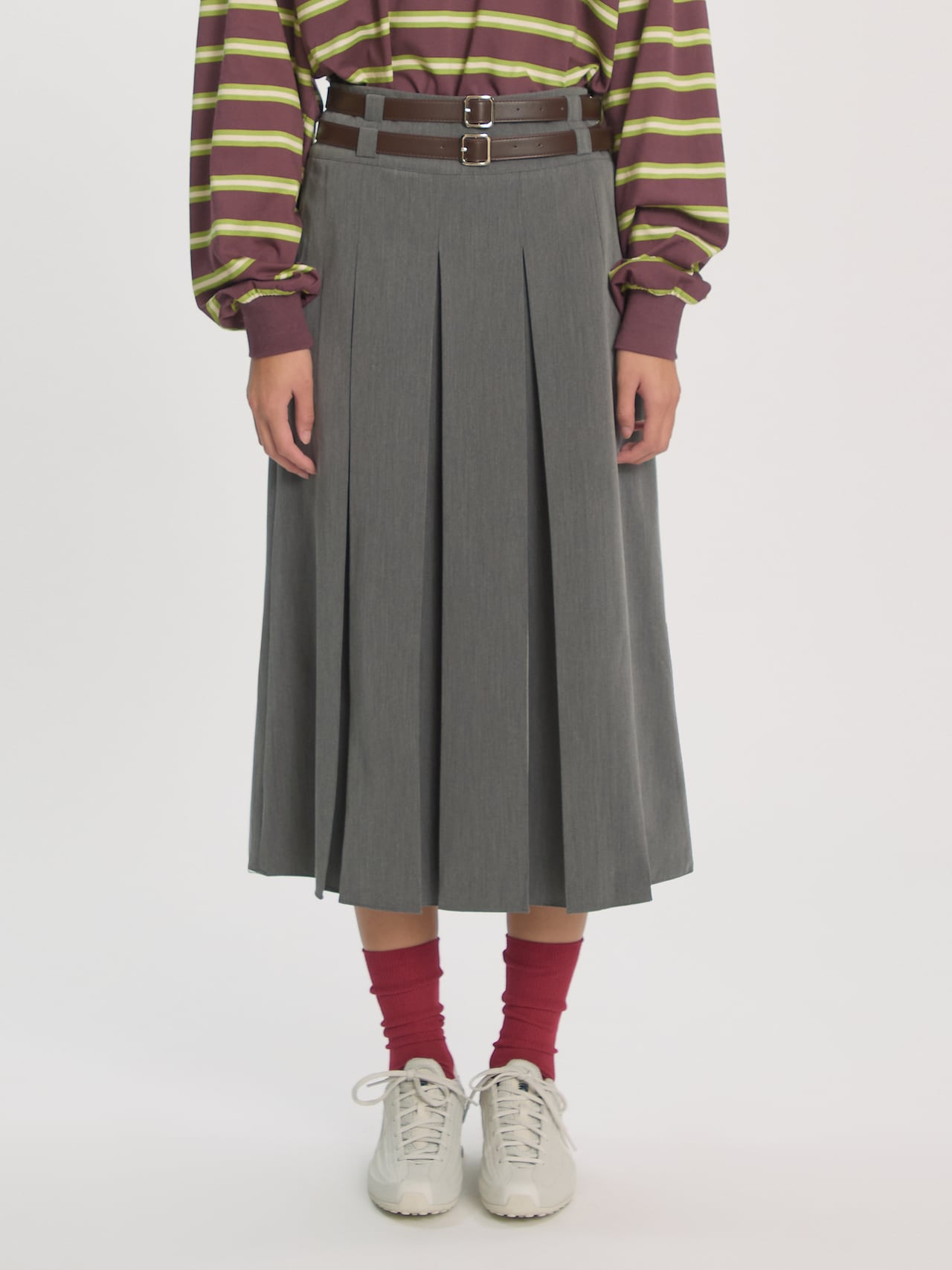 EDITED Nouveautés Jupe 'Rachel' gris