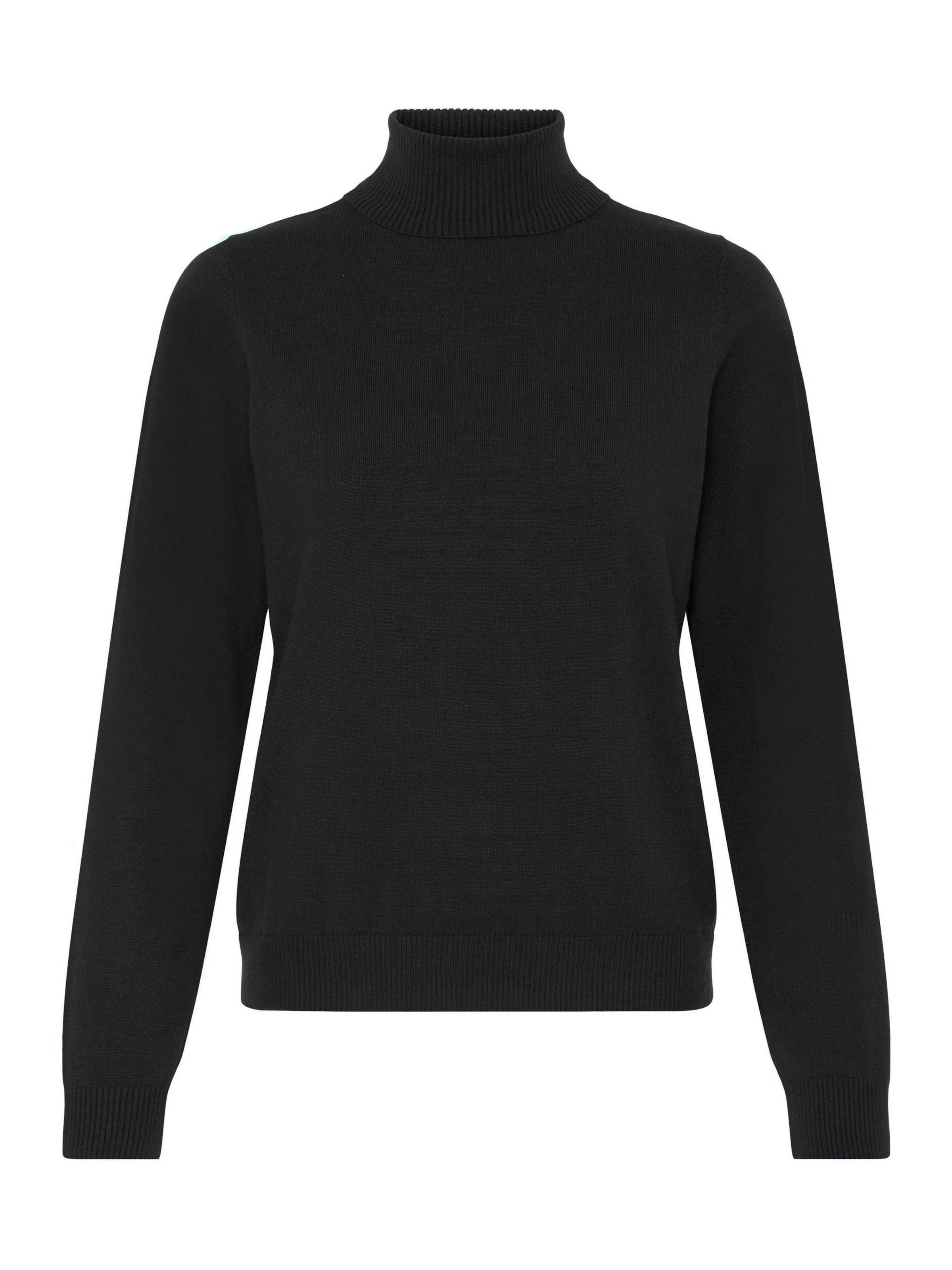 Oxmo - Pullover ' OXBMMNORA ROLLNECK ' em preto: frente