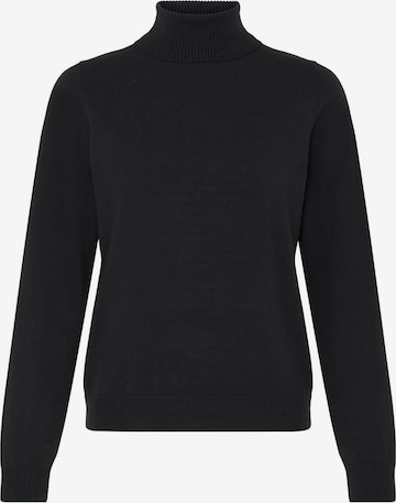 Pull-over ' OXBMMNORA ROLLNECK ' Oxmo en noir : devant