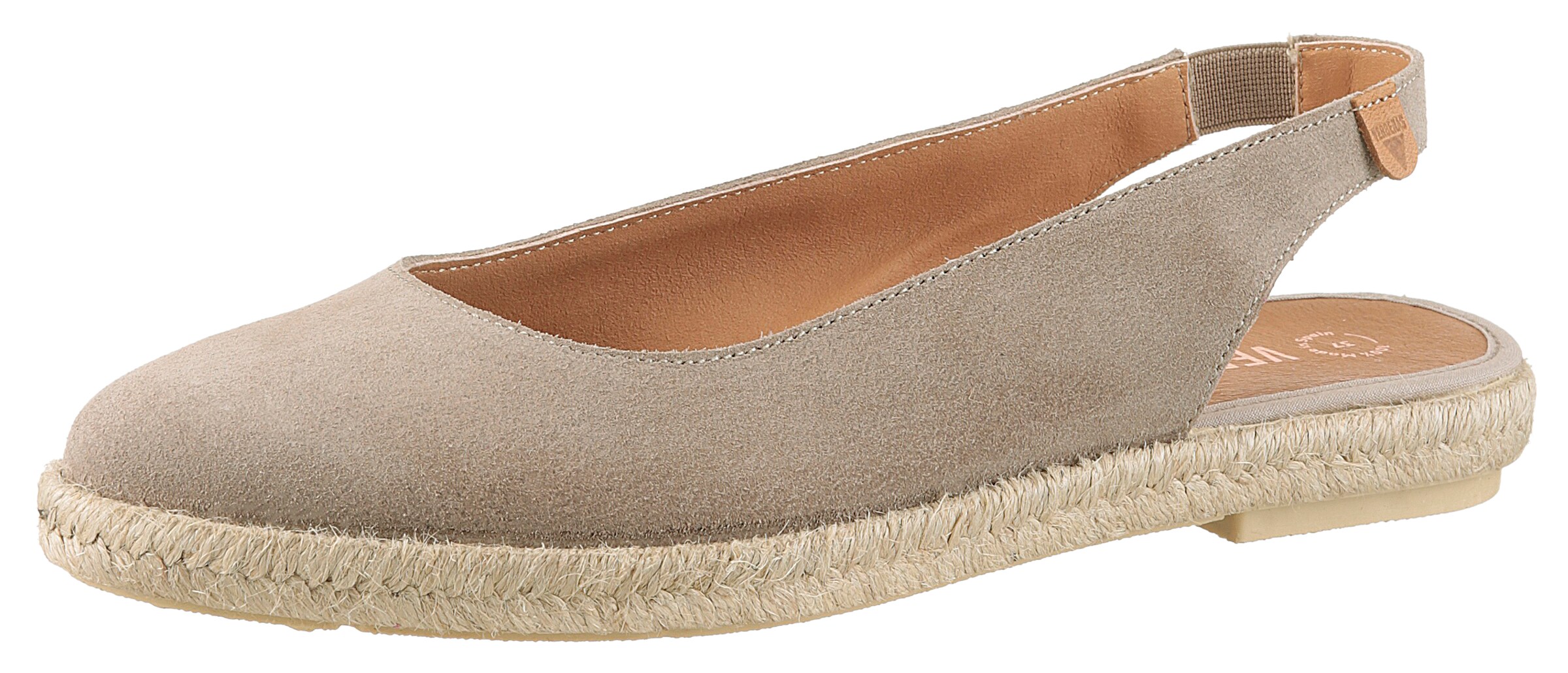 VERBENAS Ballet Flats in Grey: front