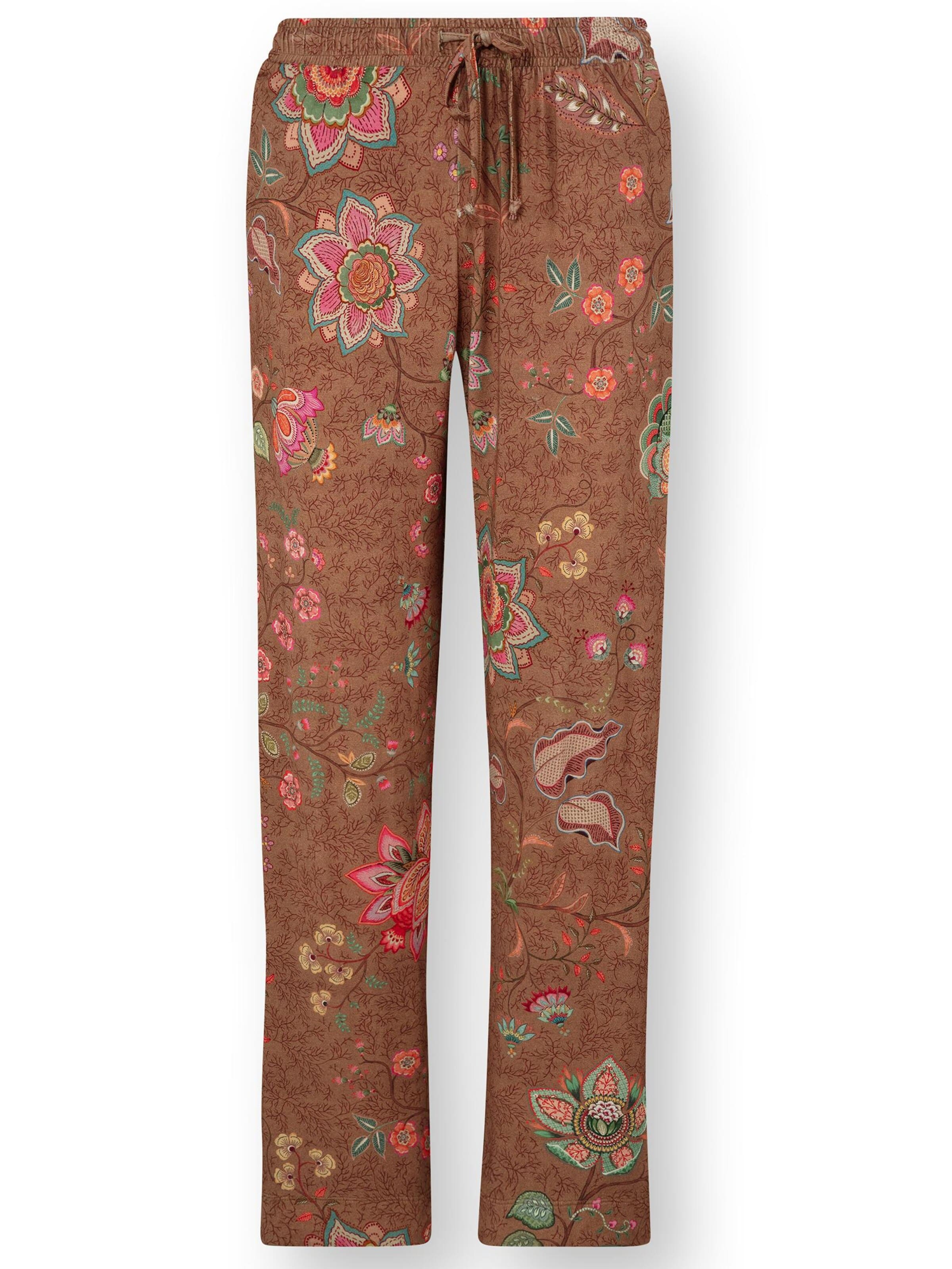 PIP STUDIO Regular Trousers in Brown: front