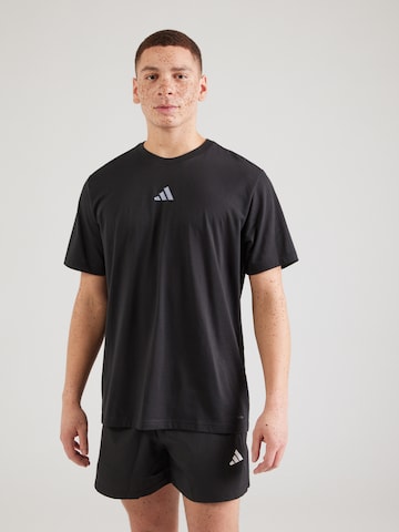 ADIDAS PERFORMANCE Funktionsshirt in Schwarz: Vorderseite