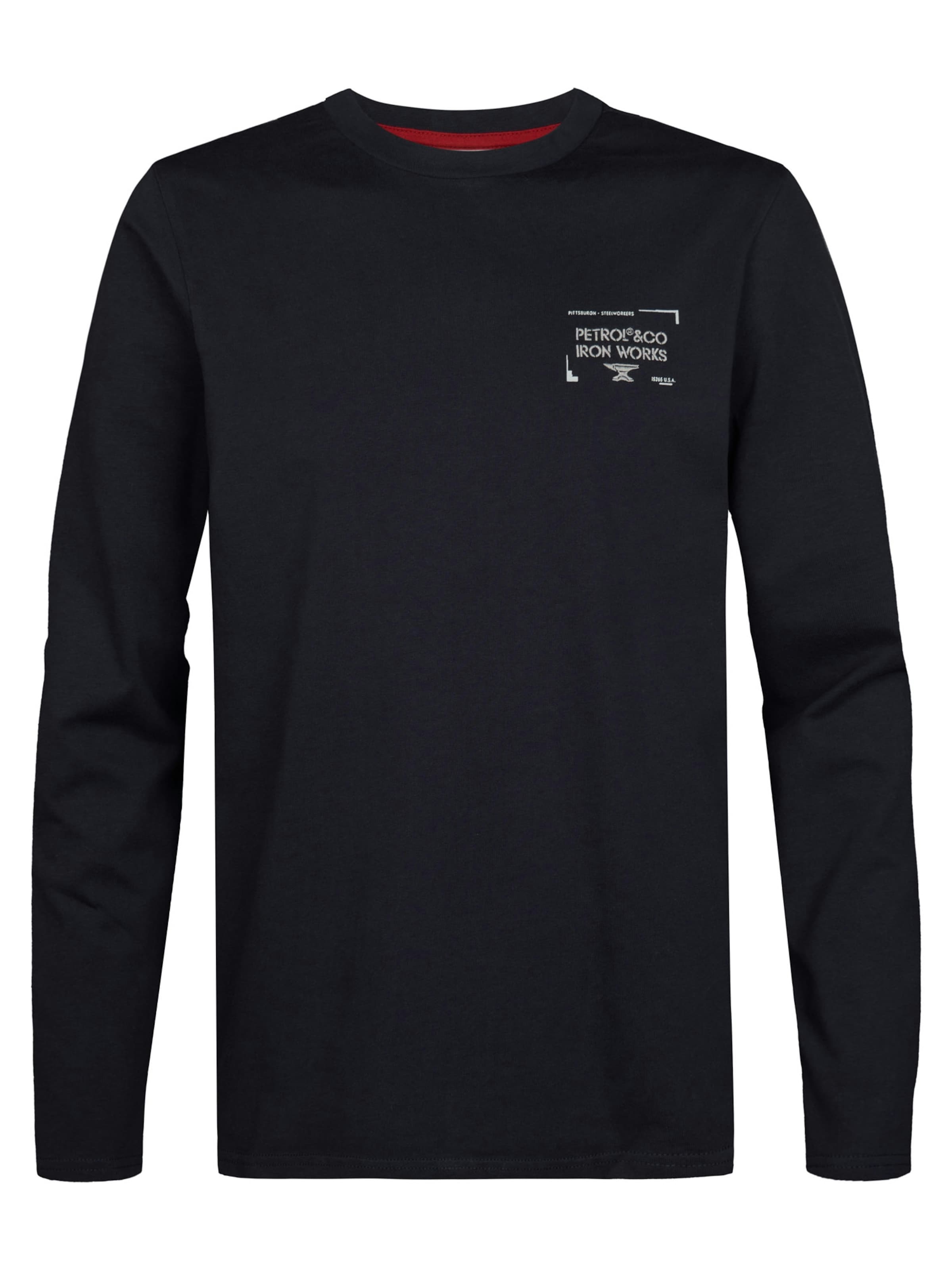 Petrol Industries Shirt in Blauw: voorkant