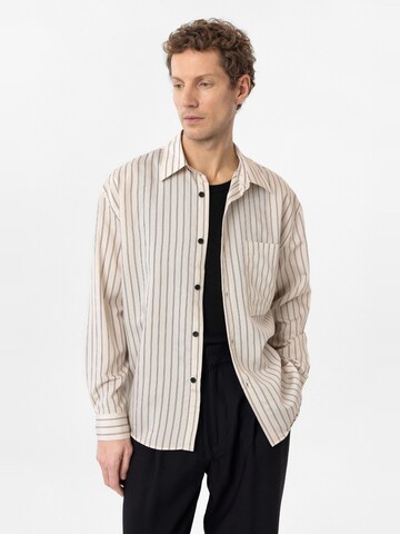 Antioch Regular fit Button Up Shirt 'Ruby' in Beige