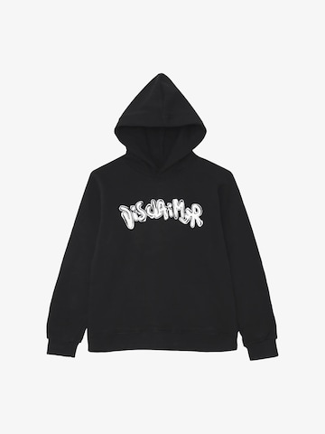 DISCLAIMER Sweatshirt 'Graffiti' in Black: front