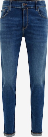 WE Fashion Skinny Jeans in Blauw: voorkant