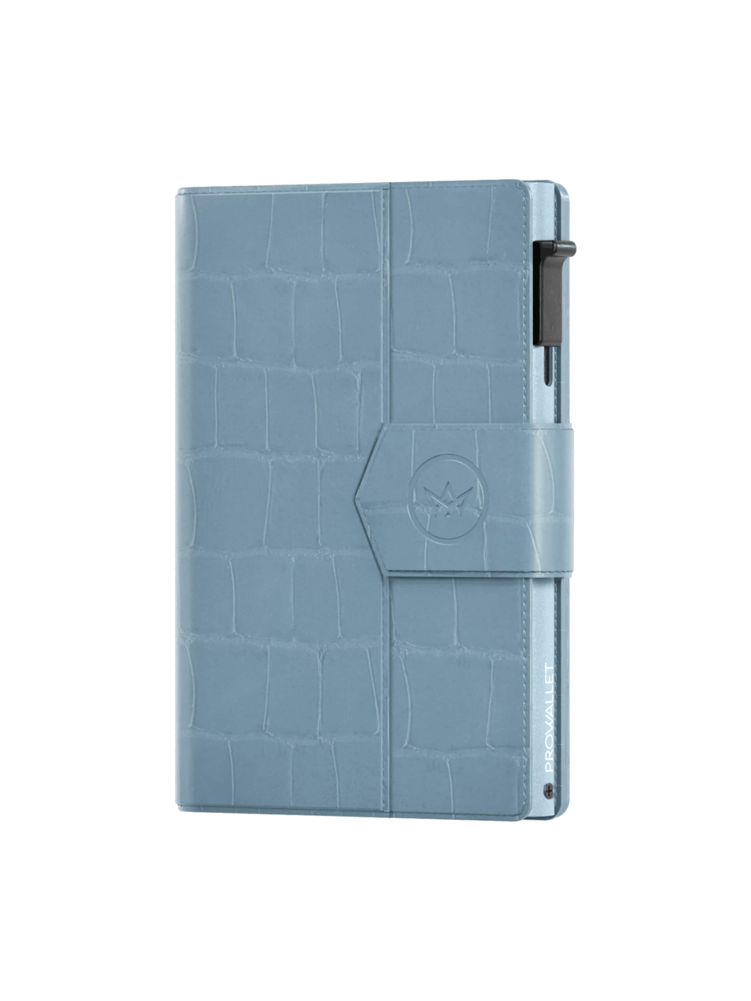 Porte-monnaies 'Pasjeshouder Plus Croco' Prowallet en bleu