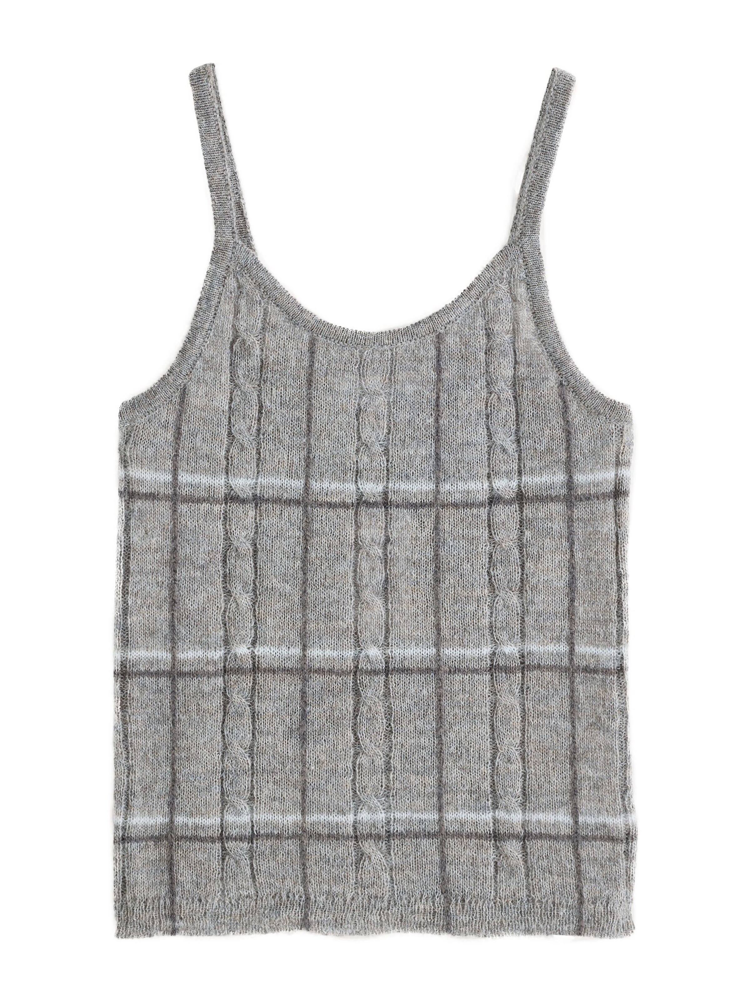 Next Knitted Top in Grey: front