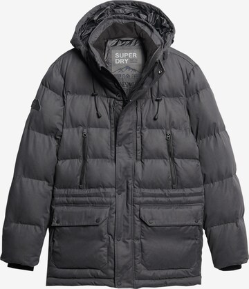 Superdry Winter Jacket in Black: front