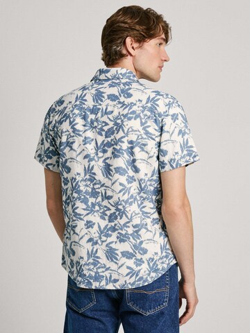 Pepe Jeans Regular fit Button Up Shirt ' MOI ' in Beige