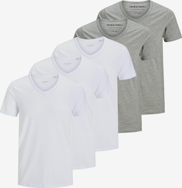 JACK & JONES Shirt 'Essentials' in Silver: front