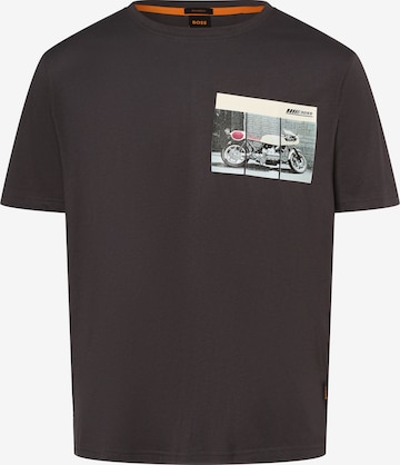 BOSS Black T-Shirt ' Motor ' in Grau: predná strana