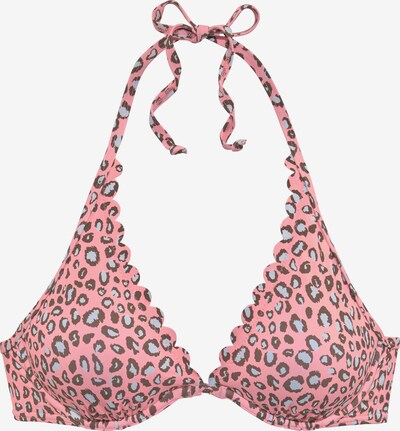 LASCANA Bikini top in Brown / Pink / White, Item view