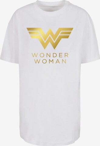 T-shirt 'DC Comics  Wonder Woman 84' F4NT4STIC en blanc : devant