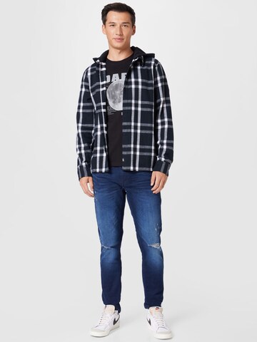 ALPHA INDUSTRIES T-Shirt 'Dark Side' in Schwarz