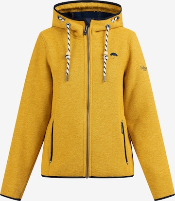 Jachetă  fleece de la Schmuddelwedda pe galben: față