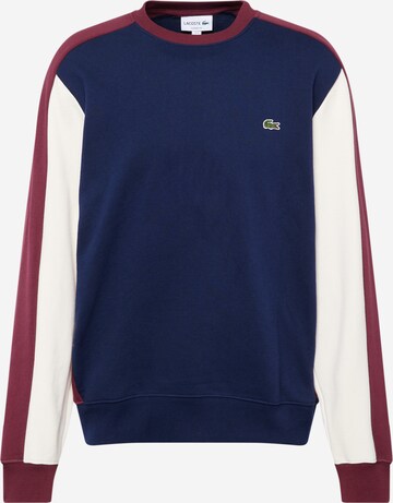 Sweat-shirt LACOSTE en bleu : devant