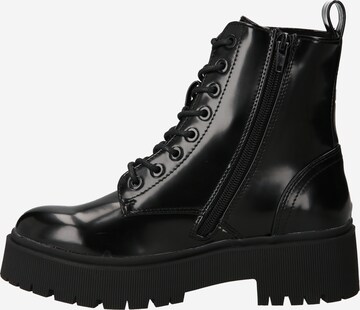 BULLBOXER Lace-Up Ankle Boots 'Repeat' in Black