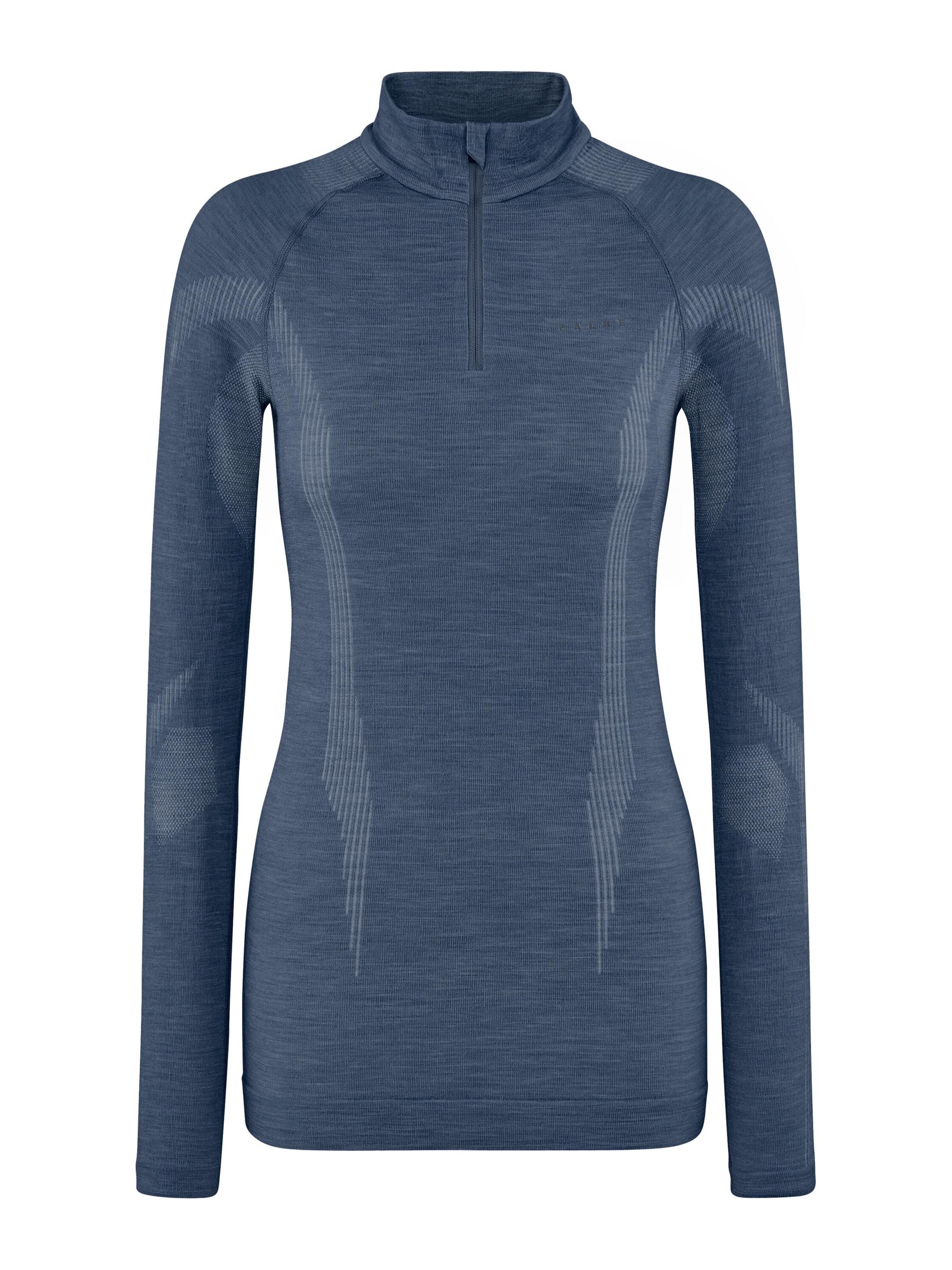 FALKE Base Layer in Blue: front