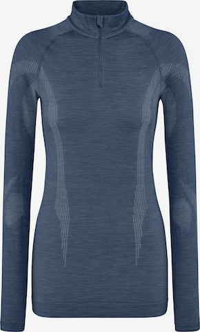 FALKE Base Layer in Blue: front
