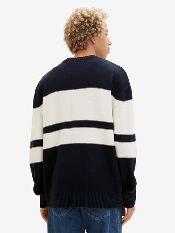 TOM TAILOR DENIM Sweater in Blue