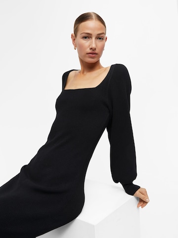 OBJECT Knitted dress 'AGNES' in Black