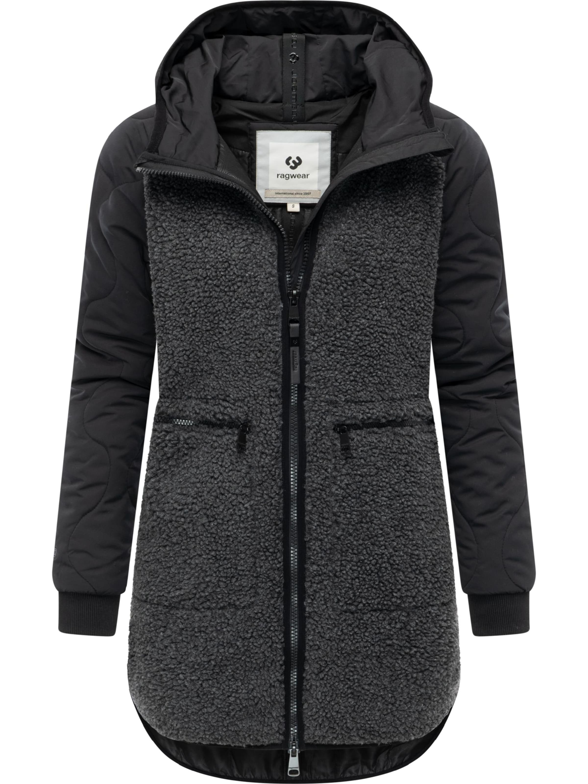 Cappotto di mezza stagione 'Longeddy' di Ragwear in nero