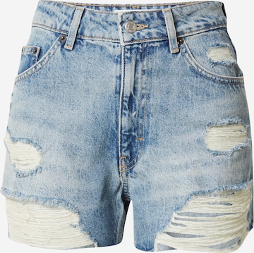 TOPSHOP Regular Jeans in Blauw: voorkant