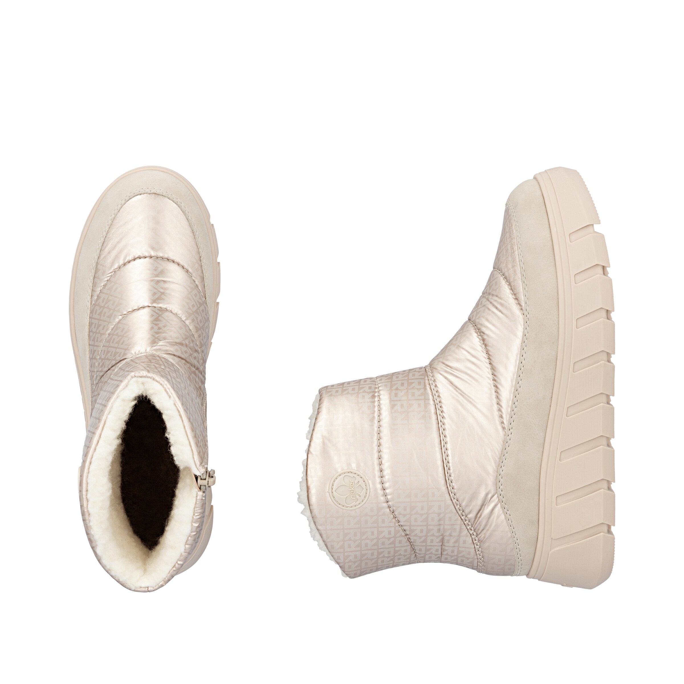 Rieker Snow Boots in Beige