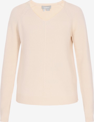 Usha - Pullover em bege: frente