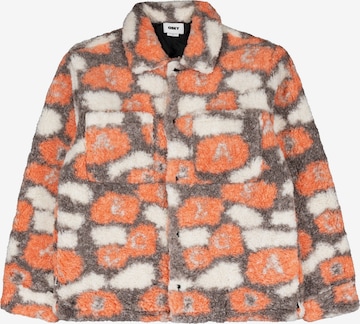 Obey Between-Season Jacket in Orange: front