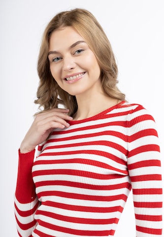 DreiMaster Maritim Sweater 'Palpito' in Red