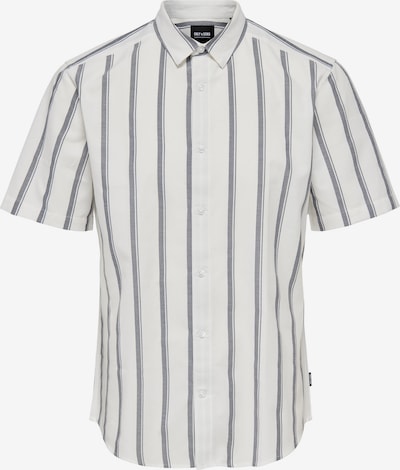 Only & Sons Krekls, krāsa - tumši zils / balts, Preces skats