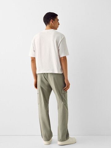 Loosefit Pantaloni cargo di Bershka in verde