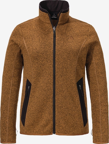 Veste en polaire fonctionnelle 'CIRC' Schöffel en marron : devant