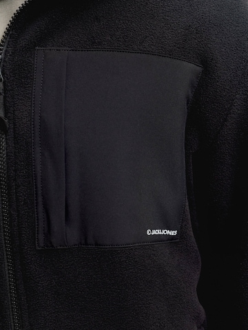 JACK & JONES Jopa iz flisa 'JJEMASON' | črna barva